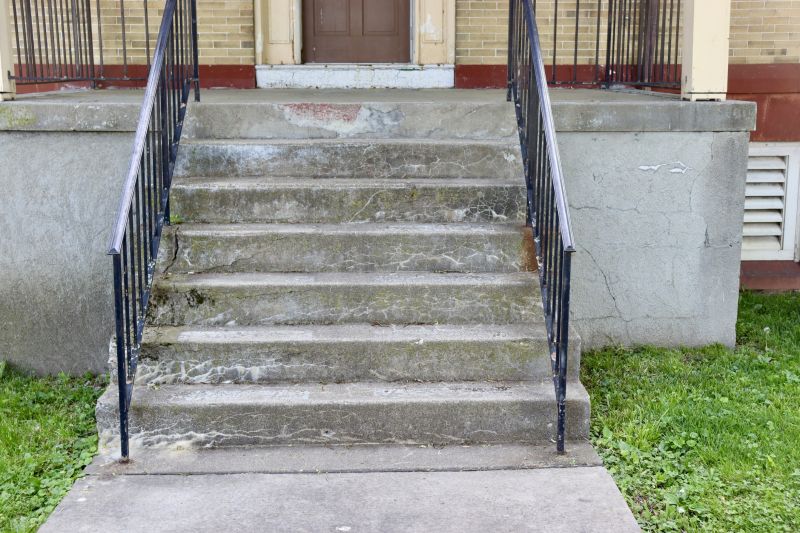 Concrete Stairs Repair in Fall